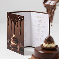 Forfait de conception de menus de restaurant sur mesure Logo personnalisé Services de création de menus Impression papier et carton Louez notre concepteur de menus