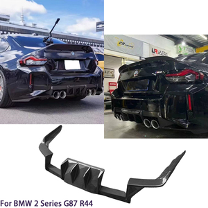 ดิฟฟิวเซอร์หลังคาร์บอนไฟเบอร์แท้ สำหรับรถยนต์ BMW ซีรีส์ 2 รุ่น G42 Coupe/G87 M2 สไตล์ R44 ปี 2014-2020 - Product Image 2