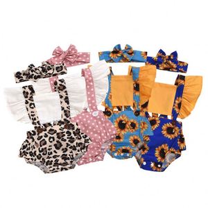 Combinaison pour bébé fille à imprimé léopard tendance 2021, combinaison pour nouveau-né - Product Image 1
