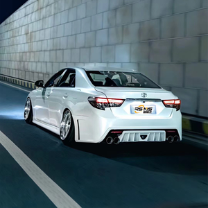 Bộ body kit xe Toyota Reiz Mark X 2013-2019, kiểu dáng GS, nâng cấp cản trước & sau, kèm ốp sườn, tình trạng mới - Product Image 6