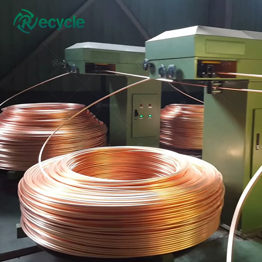 2019 reciclar alambre esmaltado arriba planta de fundición para varillas de cobre