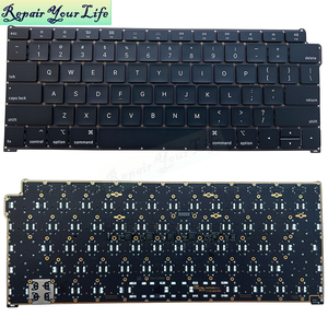 חדש שחור לנו אנגלית אחורית מחשב נייד מקלדת עבור אפל a1932 מקלדת החלפת ללא מסגרת - Product Image 4