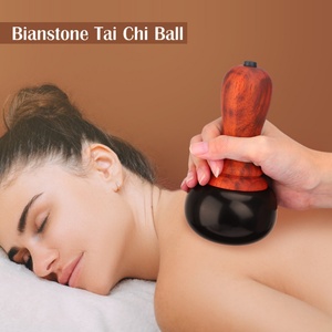 Electric Meridian Bianstone Warming Moxibustion Instrument Hot Stone Scraping SPA Guasha Body <b>Massager</b> - Product Image 2