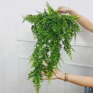 Plantes artificielles Junming Sheng, 45 mailles, décoration murale suspendue, végétation artificielle, série de lianes en plastique, série rotin - Product Image 2