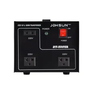 Johsun 500va Bước Lên Xuống Biến Áp Tự Động 220V Đến 110V Cho Máy Tính Xách Tay Camera Điện Thoại