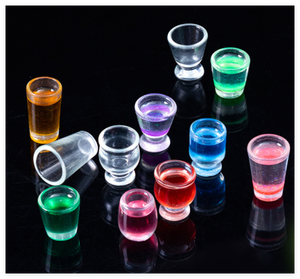 Muñeca hogar Baño conjunto Kawaii Mini <span class=keywords><strong>vino</strong></span> cerveza 3D café té fruta jugo taza zapato encanto resina tazas miniatura chico comida Juguetes - Product Image 2