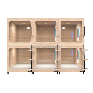 Camas Cápsula de Alta Gama para Hostales Juveniles, Muebles de Hotel YHA, Cápsulas para Dormir en Salas de Espera de Aeropuertos, Espacio Independiente - Product Image 1