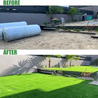 Meistverkaufter 7mm Dicker PP Kunstrasen-Rolle für Innen- und Außenbereich, Putting Green, Landschaftsgarten, Weicher Rasenteppich