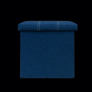 Modern <b>Stool</b> Living Room Furniture Storage Box, Fabric Stainless Steel <b>Bamboo</b> Highest Quality Sample Available - Product Image 5