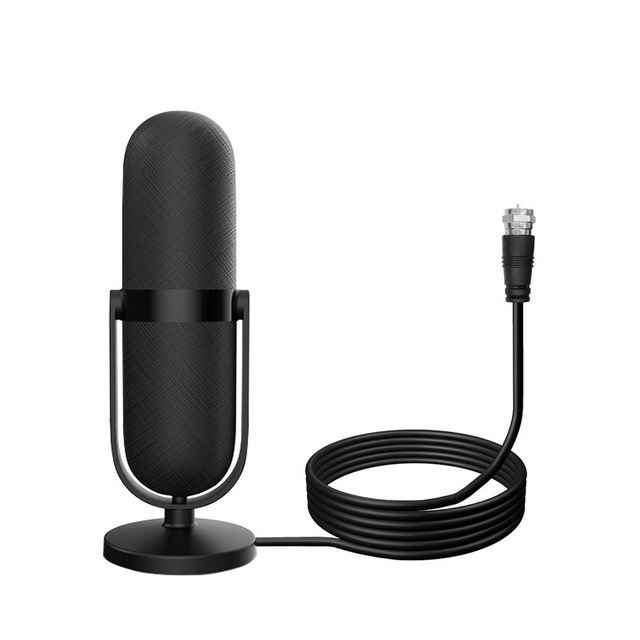 DVB-T2 High-Definition Indoor Television Receiver Digital Antenna Complete Set 5m Cable 30dBi Gain ABS Material Magnetic Base