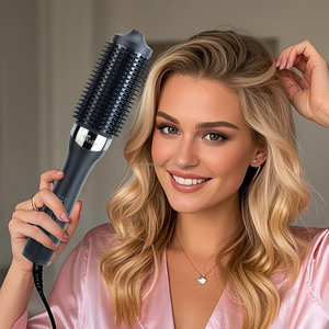 Sèche-cheveux BLDC haute vitesse 110000 tr/min Wet to Dry avec <span class=keywords><strong>brosse</strong></span> chauffante et peigne lissant ionique - Product Image 1