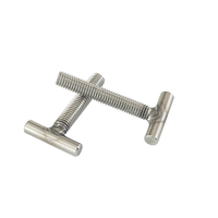 A2-80 A2-70 SS316 personnalisé M6 pince en acier inoxydable T fente tête colonnaire demi-boulon fileté