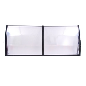 Auvent <span class=keywords><strong>de</strong></span> porte d'entrée avec toiture en polycarbonate eau pluie soleil porte <span class=keywords><strong>abri</strong></span> auvent ombre patio <span class=keywords><strong>jardin</strong></span> fenêtre meubles - Product Image 2