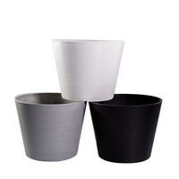 Grand Pot en terre cuite jardinière Cactus Pots de fleurs en plastique Pot Succulent trou de Drainage