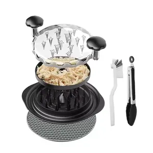 Desmenuzadores de Carne de Cerdo Cocida, Redondos, de Plástico, Manuales, Antideslizantes, para Barbacoa, Herramienta para Desmenuzar <span class=keywords><strong>Pollo</strong></span>, para Cocina, Venta al Por Mayor - Product Image 1