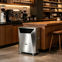 Composteur de déchets alimentaires intelligent électrique continu et écologique en acier inoxydable de 10 kg pour cuisine commerciale et restaurant