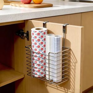 Cesta de Almacenamiento Metálica DaS para Colgar Sobre la Puerta del Armario - Product Image 2