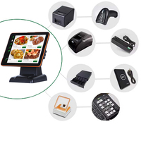 POS-система LXQ-1501 с 10-точечным емкостным сенсорным экраном и ОС Windows 10 для отелей и ресторанов