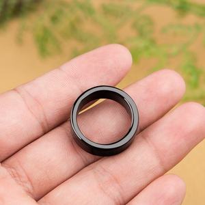 natural Jadeite <b>Black</b> Jade jade <b>ring</b> UNISEX <b>black</b> green Chinese style Fashion Simplicity original design Gift of appraisal JZ08 - Product Image 4