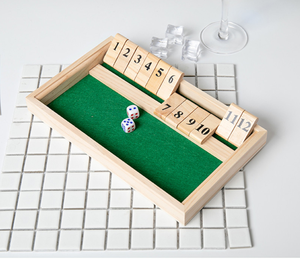 Di legno gioco da tavolo 12 numeri di Chiudere La Scatola del Gioco 12 # Piccolo Set Da Viaggio Semplice divertente festa di Famiglia bordo - Product Image 3