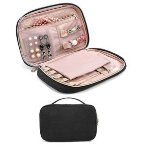 Estuche Organizador de Joyas de Viaje Personalizable con Logotipo OEM para Collares, Pendientes, Anillos y Pulseras con Material Duradero - Product Image 1