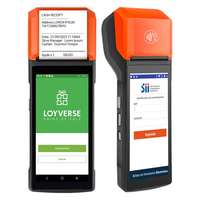 Terminal POS Portátil H10 Plus con Android 14, Memoria de 3+32 GB, Bluetooth, Sistema POS Móvil Táctil para Recepción de Pedidos