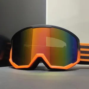 Gafas de esquí Yijia ópticas de alta calidad, gafas de esquí personalizadas, gafas polarizadas UV400 antivaho, gafas de snowboard para nieve OEM