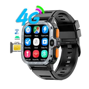 Android Mobiele Telefoon Smartwatch 4G Sim Kaart S8 Ultra S9 Gps Wifi Dual Video Camera Mannen Mode Hombre Pgd Smart Watch