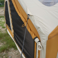 Tente de glamping gonflable de 6,6 m² pour événements en plein air, festivals, fêtes, imperméable, quatre saisons, abri en dôme d'air Oxford
