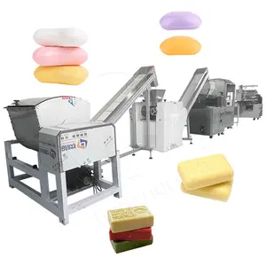 OCEAN - Máquina para fabricar sabonete em barra verde para lavanderia, equipamento de linha de produção automática de sabonete em pequena escala, compacta
