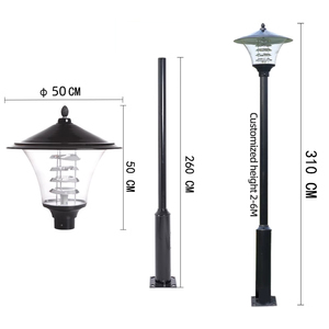 3m 4m 5m Die-casting Aluminium <strong>Lights</strong> Ip65 Outdoor Led <strong>Street</strong> Garden Pole <strong>Light</strong>,Support Customized High-quality <strong>Street</strong> <strong>Lights</strong> - Product Image 5
