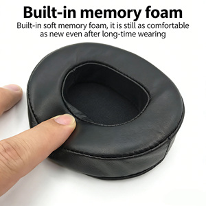 Couvre-oreillettes en peau de mouton compatibles avec Sony MDR-1A 1ADAC 1ABT 1R MK2 1RBT NC, coussinets d'oreille de remplacement durables et confortables - Product Image 4