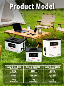 Station d'alimentation solaire 1000W pour le camping, générateur solaire portable 2000Wh, station d'alimentation portable 300W-1000W - Product Image 3