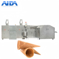 Ligne de cuisson commerciale entièrement automatique de cône de crème glacée de gaufre cône d'oeuf faisant la machine Offre Spéciale le produit fabriqué en Chine