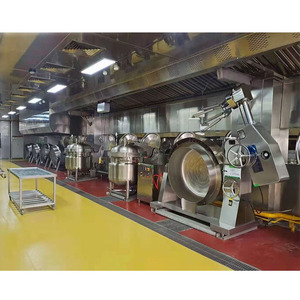 Wok de sauté inclinable économe en énergie pour la cuisine centrale, agitation automatique et décharge hydraulique inclinable - Product Image 5