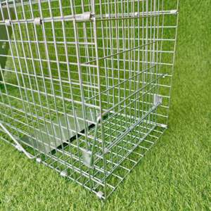 Pliable Galvanisé Haute Qualité Meilleur Vendeur Humain Animal Vivant Piège <span class=keywords><strong>Cage</strong></span> Usine En Gros Pièges En Métal Fort - Product Image 5
