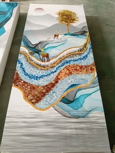 Matériaux <span class=keywords><strong>de</strong></span> construction <span class=keywords><strong>de</strong></span> qualité commerciale supérieure, matériaux décoratifs haute résistance, normes d'installation d'ingénierie, panneau mural à lattes - Product Image 6