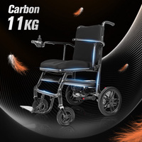 Fauteuil roulant électrique de luxe Perfcare XN01 100% carbone, le plus léger (11 kg), pliable, pour personnes handicapées et personnes âgées, dispositif médical de mobilité.