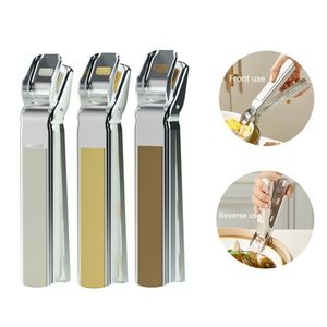 Stainless Steel Silicone Gripper Holder Tongs Moving Air Fryer Microwave Food Out Hot Dish Plate Bowls Pizza Pan <b>Clips</b> - Product Image 2
