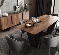 Buffet Moderne Nordique Simple en Bois Massif, Meuble de Rangement pour Cuisine, Salle à Manger, Restaurant et Salon