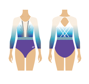 Conceptions de vêtements de gymnastique personnalisés <span class=keywords><strong>Justaucorps</strong></span> de <span class=keywords><strong>danse</strong></span> en maille <span class=keywords><strong>Justaucorps</strong></span> de gymnastique pour femmes à manches longues - Product Image 4