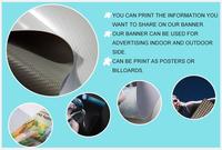 Bâche en PVC rétroéclairée imperméable, rouleau de bâche en PVC flexible, tissu non tissé tricoté, bâche en PVC enduite, type de film flexible pour impression