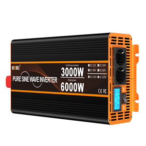 Inversor Solar HOULI de Onda Sinusoidal Pura de 6000 Vatios, 12v 48v 220v 230v 5000w 4000w 3000w 48 24v a 110v 6kw - Product Image 1