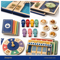 Jeu de société de planification de canaux européens personnalisé, jeu de stratégie de café en carton couleur pour les éditeurs