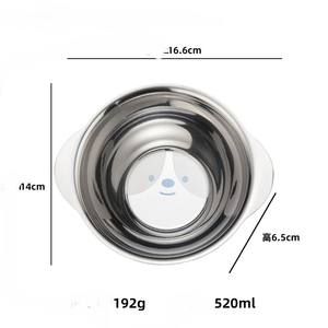 Platos <span class=keywords><strong>de</strong></span> Cena <span class=keywords><strong>de</strong></span> Acero Inoxidable 316, Platos <span class=keywords><strong>de</strong></span> Cena con Dibujos Animados <span class=keywords><strong>de</strong></span> Animales, Platos <span class=keywords><strong>de</strong></span> <span class=keywords><strong>Sopa</strong></span> para Bebés, Platos <span class=keywords><strong>de</strong></span> Alimentación Complementaria para Niños - Product Image 6