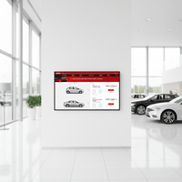 Pantalla Táctil Capacitiva HBYLCD de Fábrica de 32'' y 43'', Menú Digital Interactivo en Red, Software de Control Remoto CMS, 1920x1080