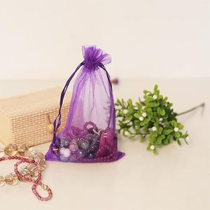 Quick Delivery Drawstring Organza <b>Gift</b> Bags Bulk Jewelry Pouches Sheer Mesh <b>Wrap</b> for Festival Party Christmas <b>Wedding</b> Favor RTS - Product Image 5