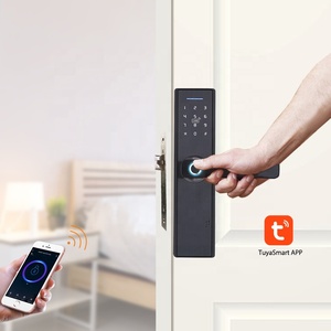 High Tech Smart <strong>Knob</strong> Push Pull <strong>Door</strong> Locks TTlock and Tuya Smart Card Fingerprint Advanced <strong>Digital</strong> Electronic Lock - Product Image 1