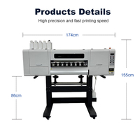Imprimante DTF numérique Cowint, nouveau modèle, 2/4 têtes d'impression I3200, 60 cm, grand format, multifonctionnelle, automatique, machine d'impression DTF 600 mm
