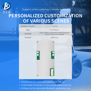 KLS SIB BMS 7S 40A 60A 80A 100A LiFePO4 bảng bảo vệ pin 18650 Bộ pin lithium ternary mô-đun cân bằng BMS - Product Image 4